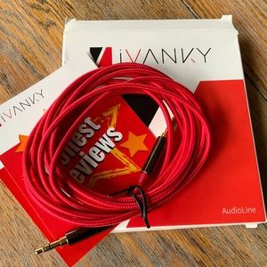 IVANKY AC04 aux cable 8ft/new in box